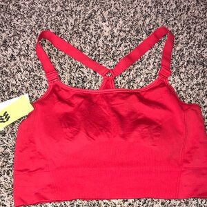 All In Motion Plus Size 3X Red Medium Support Sports Bra | NWT